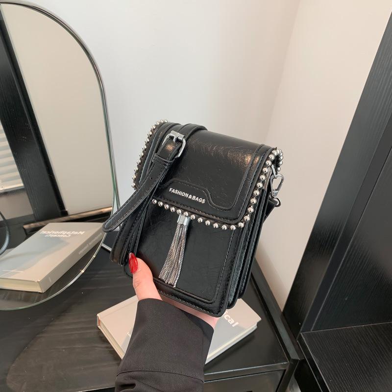 Сумка Sense женская 2024 новый нишевый дизайн модная сумка-мессенджер интернет знаменитости повседневная простая сумка для мобильного телефона