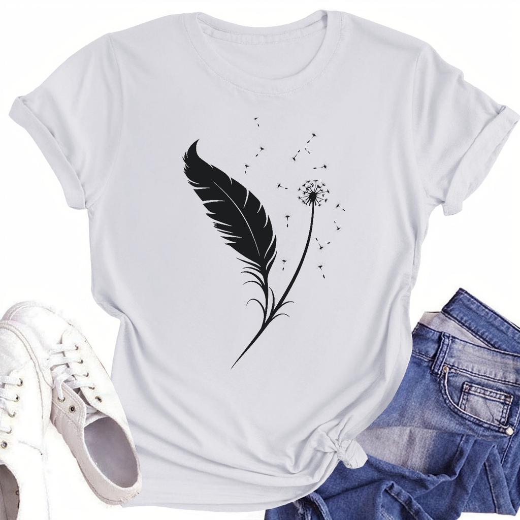 T Shirts Short Sleeve Tees For Women Fashion Tops Lightweight Soft Casual Summer Outfits Clothes