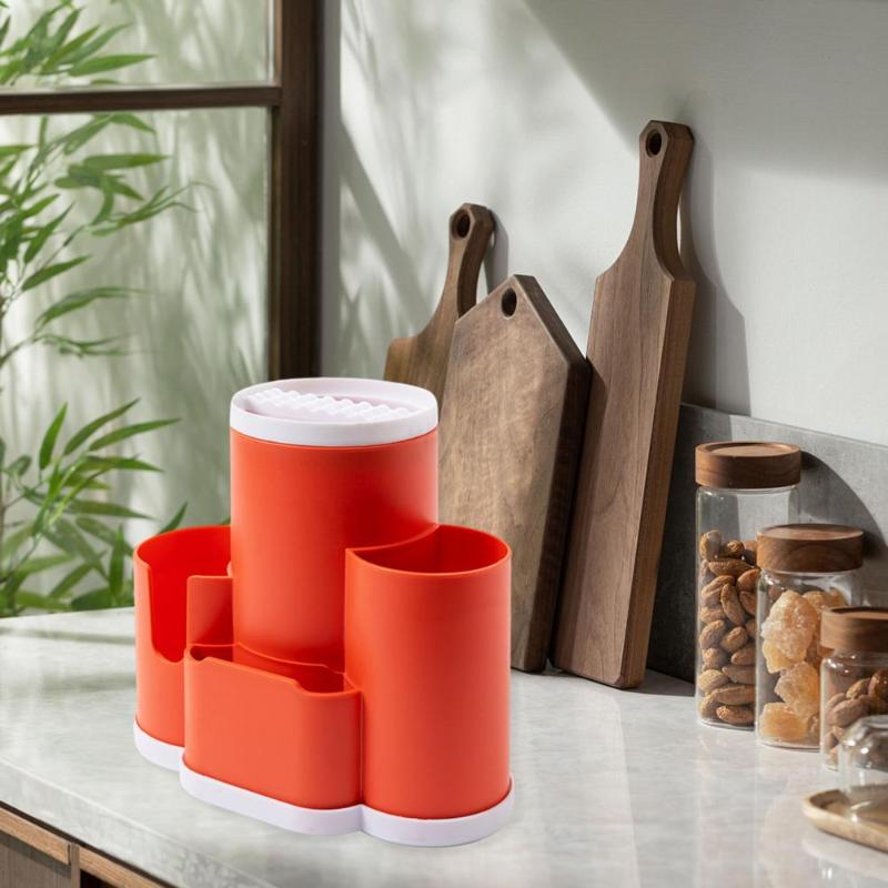 Пластиковая сливная трубка для палочек для еды, бытовая креативная клетка для палочек для еды, подставка для хранения кухонных ложек, ящик для хранения посуды, корзина для палочек для еды