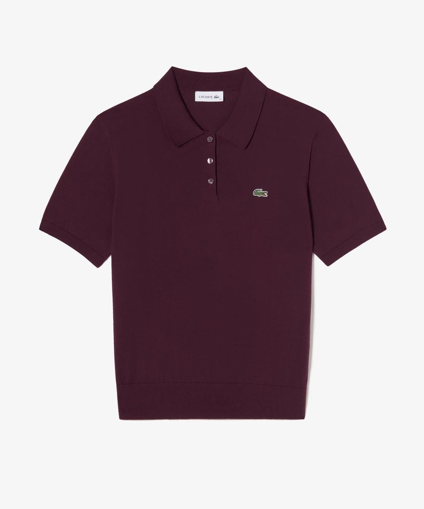 LACOSTE Women'S Soft Short Sleeve Sweater Polo Shirt Pf535E-56N 3Ke