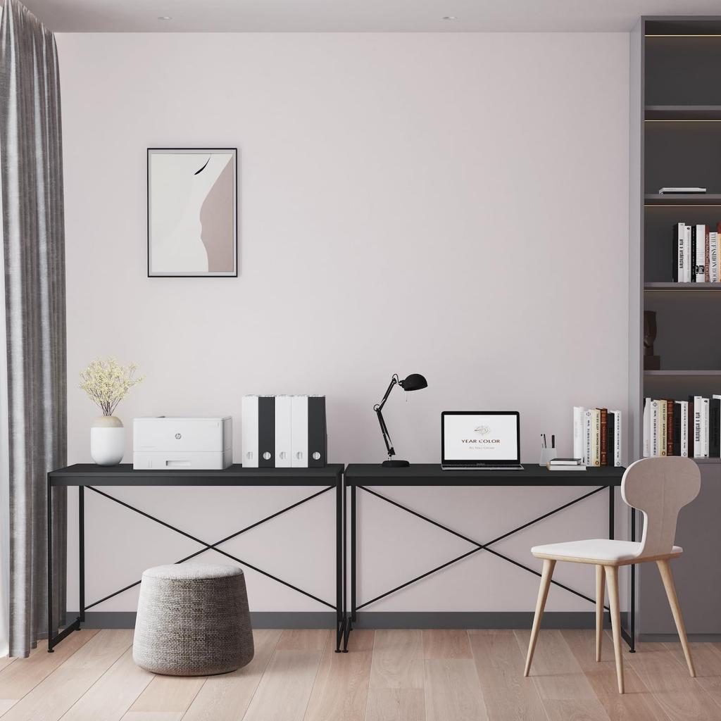 YEARCOLOR Компьютер Простой рабочий игровой ПК для учебы Легкий в загрузке Емкость Прочный стильный стол, стол, стол, стол, складной, сборный, 135 кг, деревянный,