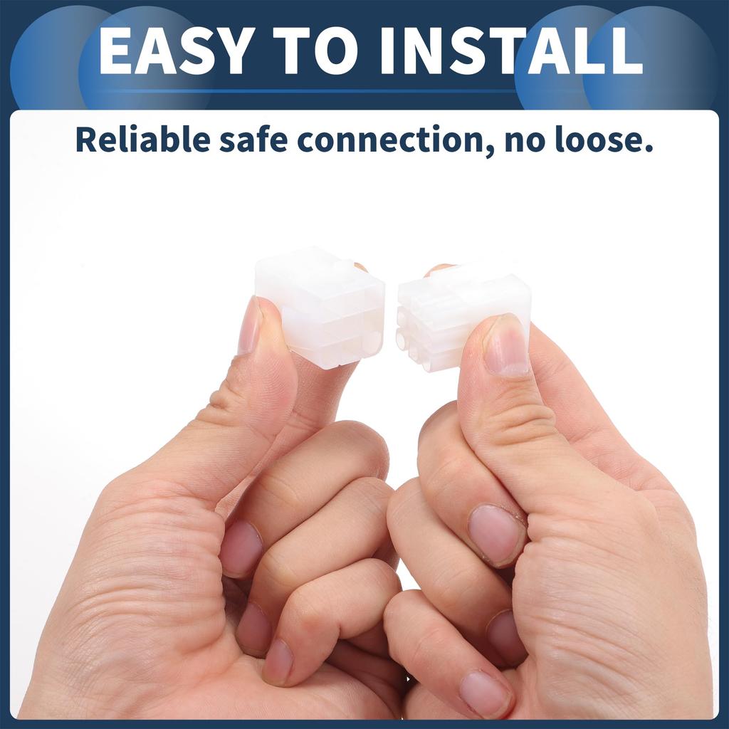 INFINAUTO 9-контактный автомобильный электрический разъем, комплект штекеров, серия 6,2 мм, для автомобиля, дома на колесах, грузовика