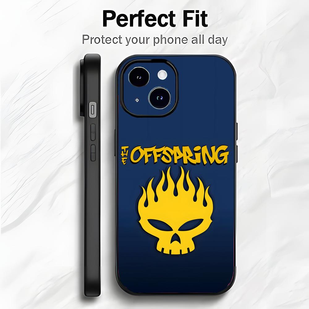 Панк-рок Американская группа T-The Offspring Чехол для телефона Чехол для телефона Мягкая упаковка Легкий Для iPhone17 16 15 14 13ProMax
