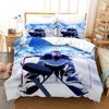 3D хоккейная серия, комплект постельного белья, спортивный пододеяльник, наволочка, 2/3 шт. DE135 * 200, для комнаты для мальчиков, полный размер, мягкое моющееся украшение для дома