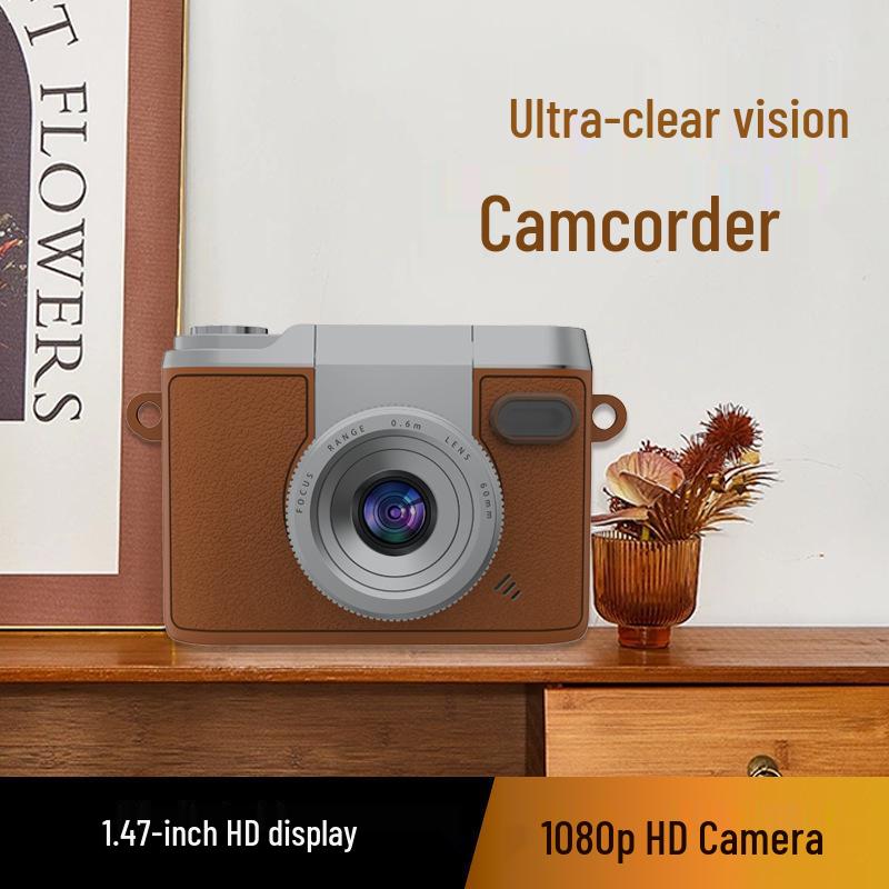 Compact HD Mirrorless Student Camera: Entry-Level Selfie & Video Recorder