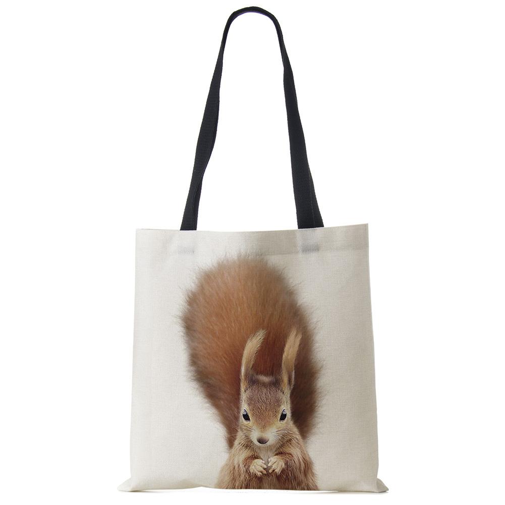 Милая Серия Животных Панда Коала Слон Принт Женская Сумка Повседневная Сумка-Тоут Сумка через Плечо Большая Вместимость KTY