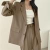 Women's Black Blazer & Suit Pants - Spring/Autumn 2025 Korean Street Style Casual Niche Design