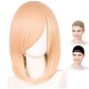 CaseEden Cosplay Wig, Premium, Smooth, 40cm, Short, Gold, Blonde, WIG6105