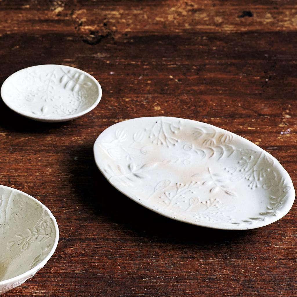 Aito Seisakusho Овальная тарелка с бортиком для микроволновой печи и посудомоечной машины Сето 19 x 13 Сделано в Номер продукта 111231 Тарелка "Ха Гохонте", Безопасная, Белая, Посуда, Прибл.. см,