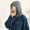 Thickened Winter Balaclava One-Piece Ear Protection Cap Neck Protection Scarf  Outdoor Sports