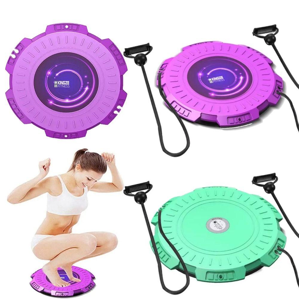 With Pull Rope Yoga Waist Twisting Disc Foot Massage Writhing Waist Plate Exercise