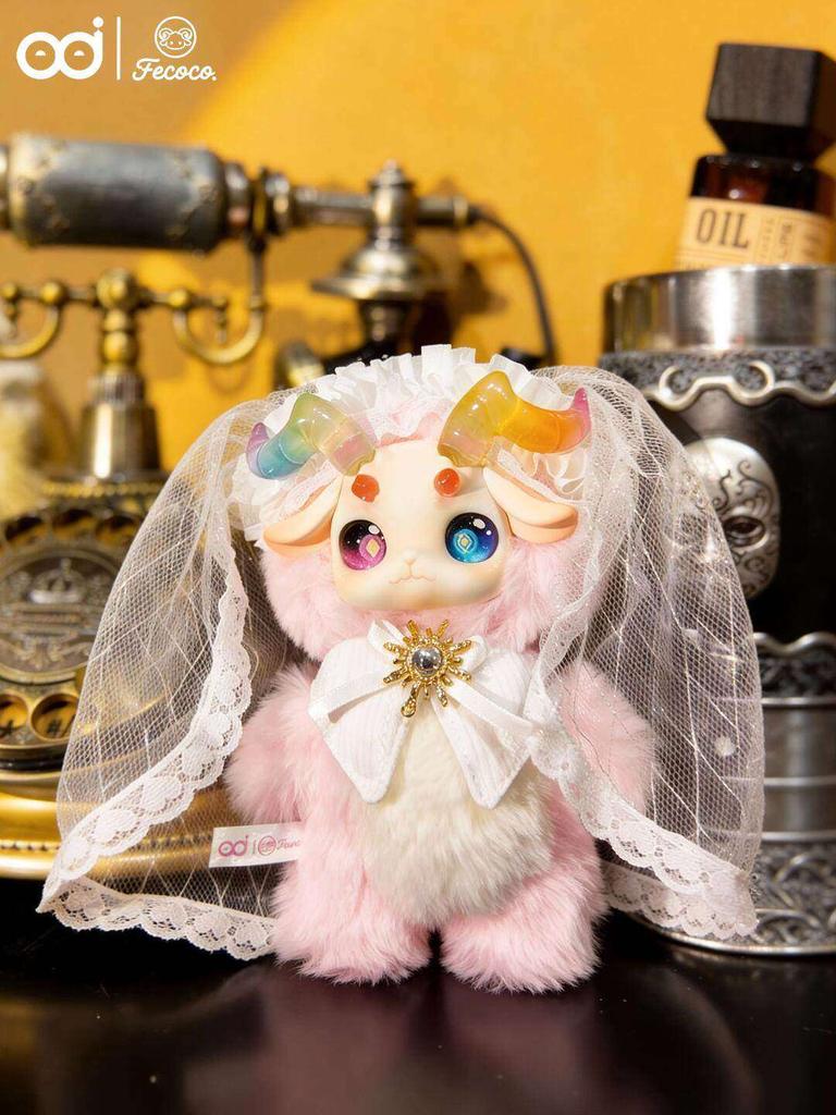 Official Fecoco Victory Sheep Series Vinyl Plush   Trendy Doll Ornament Toy Girl Birthday Valentine'S Gift