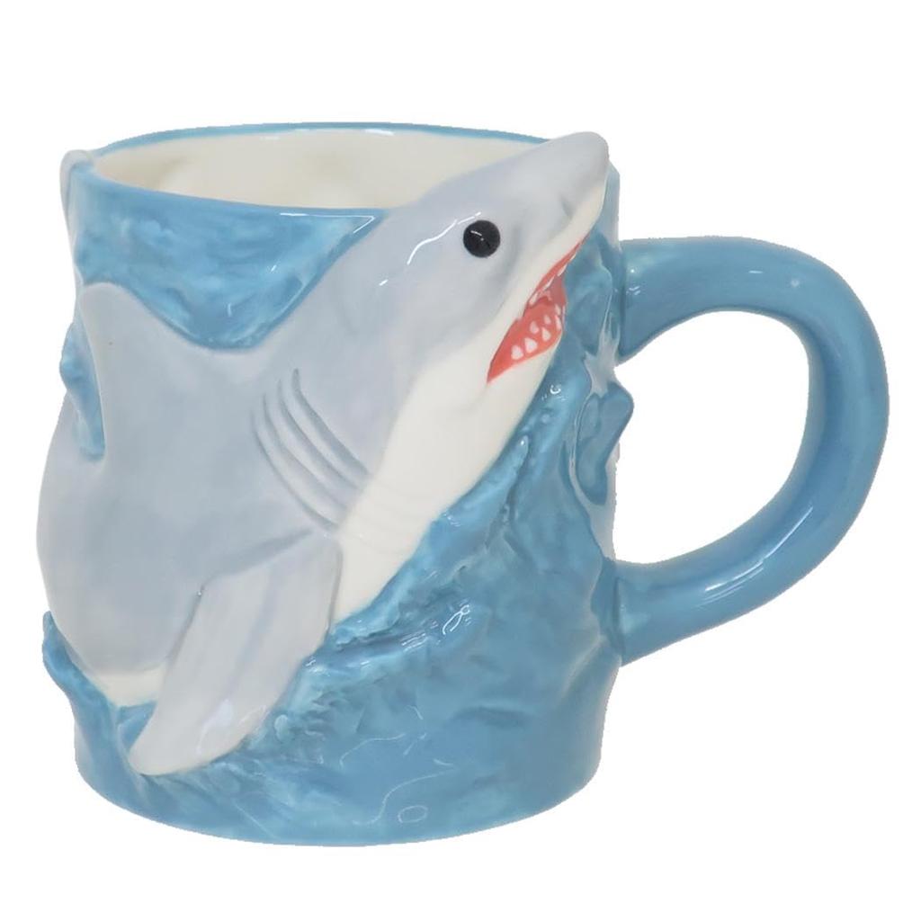Jaws" Semi-3D Mug, Shark, Animal, Retro Movie Merchandise, san4024