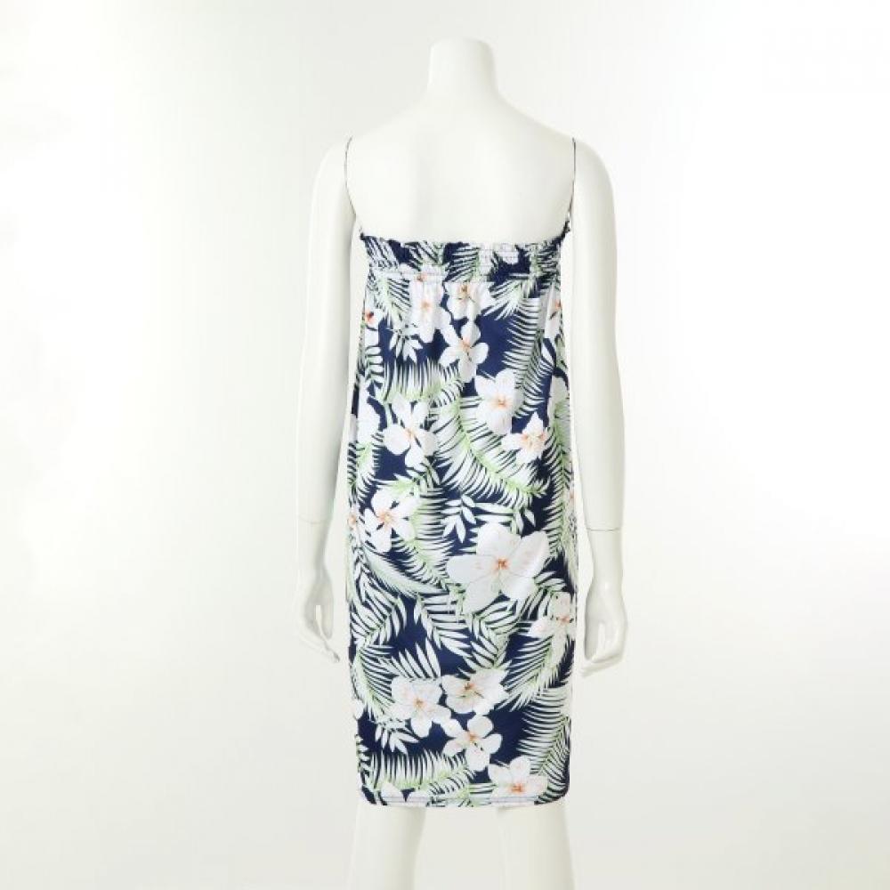 VenuS Women S Golf Gown Hawaiian Print polySpan [vgnS104l]