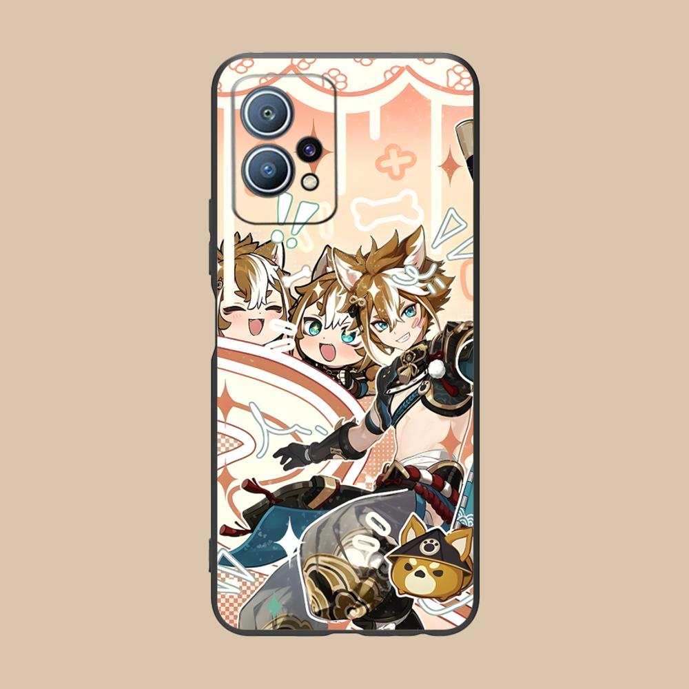 Игровой чехол для мобильного телефона GI Gorou для Huawei P60 P50 P40 P30 P20 P10 P9 P8 Pro Lite Plus Красочная печатная крышка Красивый смартфон