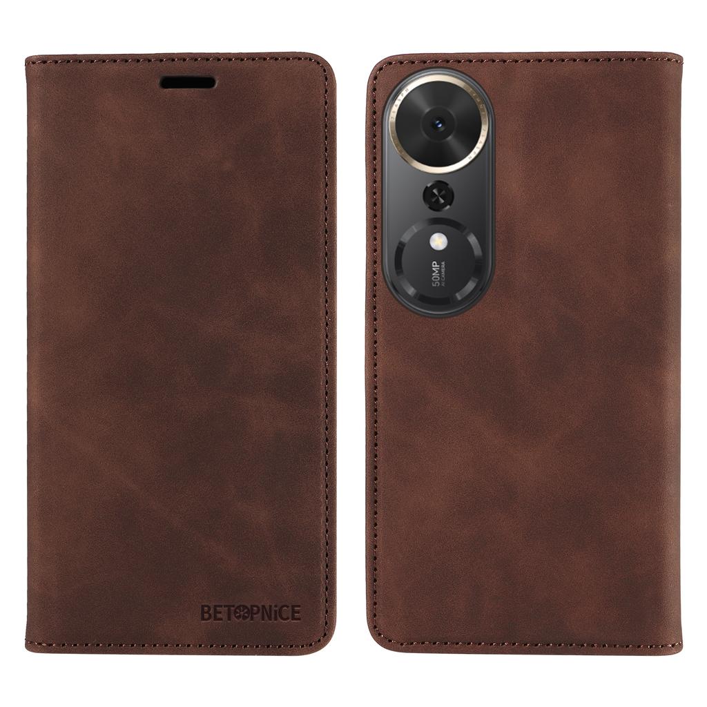 For Honor Play 70 Plus 5G Case BETOPNICE Magnetic Closure RFID Blocking Wallet Stand Leather Phone Cover