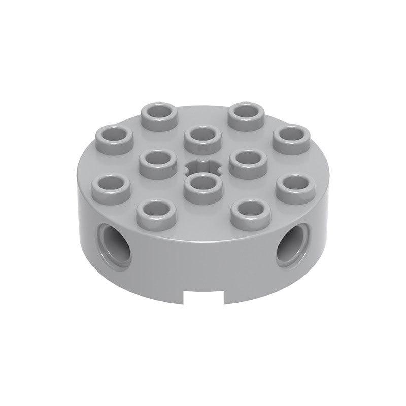 Non-Toxic 10Pcs 6222 Brick Round 4 X 4 With 4 Side Pin Holes And Center Axle Hole Compatible With 6222 Assembles Blocks Toys