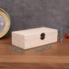 1pc Wooden Gift Box Rectangular Wooden Box - Colored Storage Box Wooden Gift Packaging Box Organizer Box Storage Box Storage Box