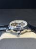 Часы HAOFA Tourbillon, механические, с фазами Луны, GMT, ремешок из натуральной кожи, циферблат с гравировкой, стильные, водонепроницаемые, наручные, мужские