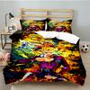 3PCS Jojo Bedding Set Printed Duvet Cover Closure Includes 1 Duvet Cover & 2 Pillowcases for All Seasons Bedroom Decor