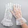 Свадебные перчатки короткие кружевные летние велосипедные солнцезащитные перчатки короткие тонкие сетчатые кружевные свадебные перчатки