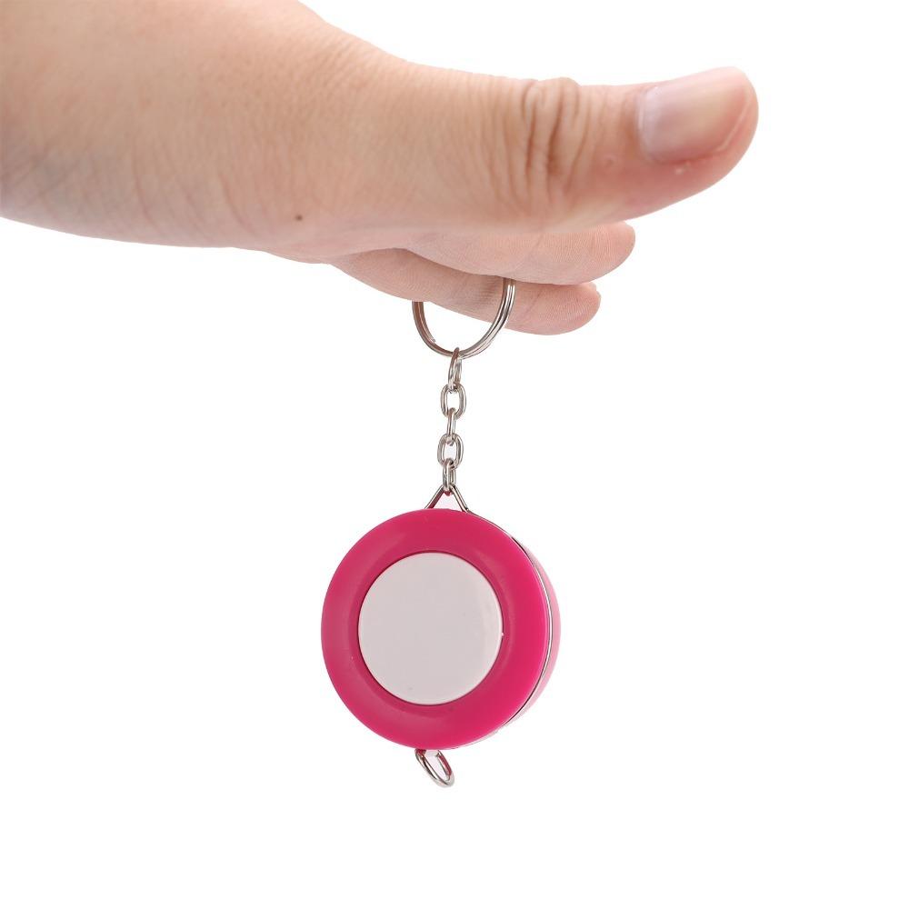 2Pcs Retractable Design Soft Tape Measure Mini Keychain Tape Measure For Body Measurements