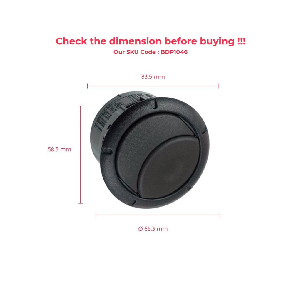 EDP1046 Dashboard Interior Air Vent Heater Grill Steering Cover 8200212480 for Renault Dacia Logan Sandero Duster Master Movano