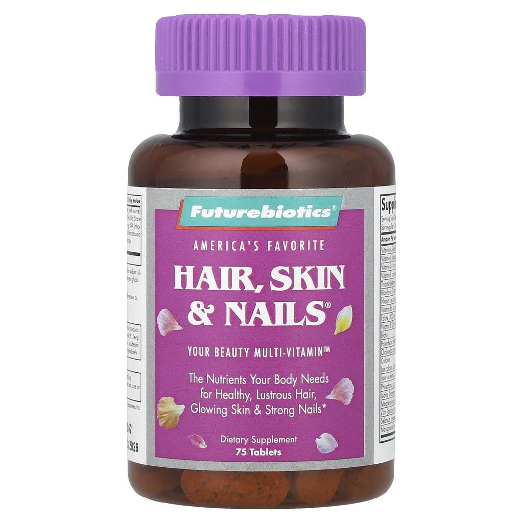 Futurebiotics Hair, Skin & Nails, 75 Tablets