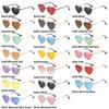 Fancy Accessories UV400 Protection Heart Sun Glasses Heart-Shaped Sunglasses Shades 90s Glasses