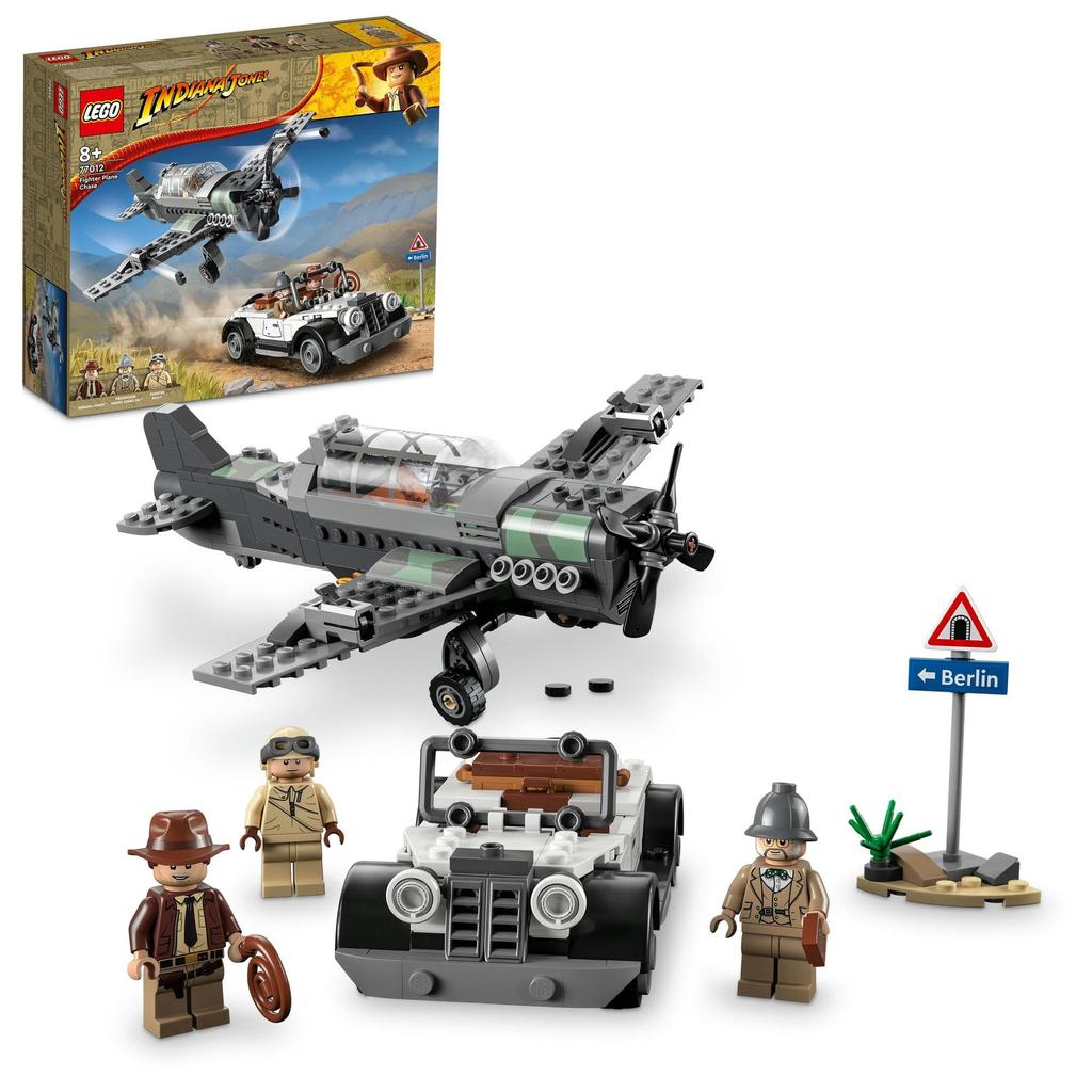 LEGO Indiana Jones Fighter Attack 77012 Toy Block Present Movie Adventure Action 8 Years Old ~