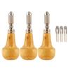 3 Set Pin Vise Graver Type Chuck Single End Lock Nozzle Gold Jewelry Production Making Tool