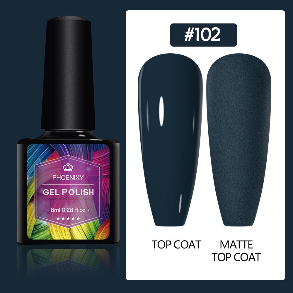 PHOENIXY 8 мл гель-лак для ногтей, полуперманентный гель, блестящий гель, отмачиваемый блестящий стартовый набор, маникюрный набор для маникюрного салона