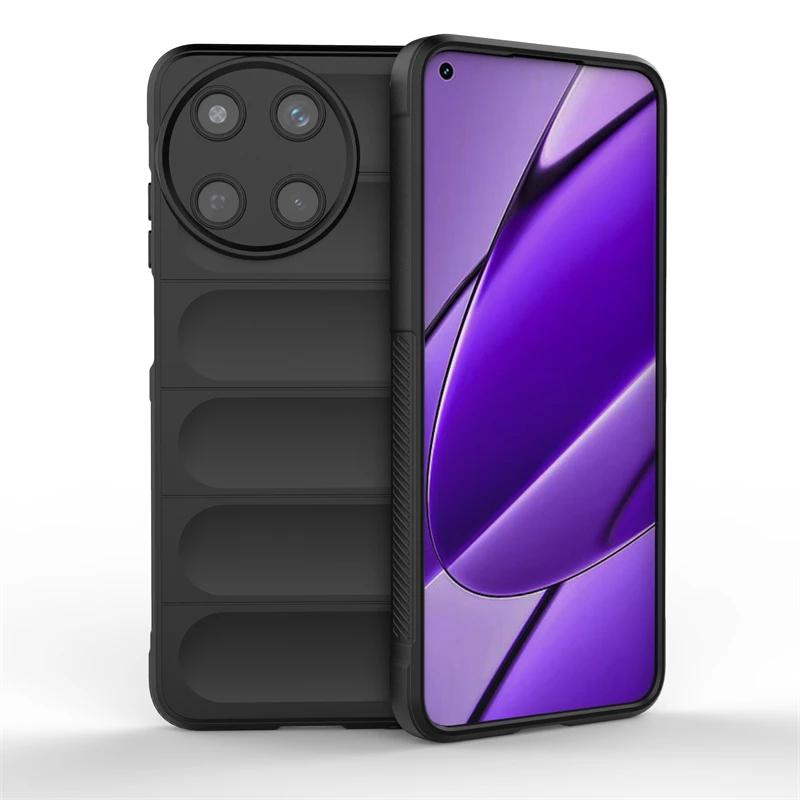 Чехол для OPPO Realme 11 4G задняя крышка чехол для телефона жидкий силикон противоударный защитный чехол Funda Coque