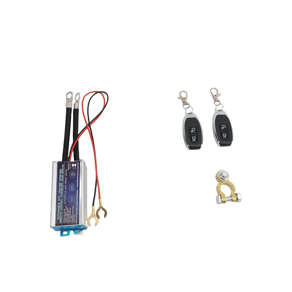 Car Remote Battery Disconnect Switch Automatic Power Shut Off Switch for 12V Vehicle