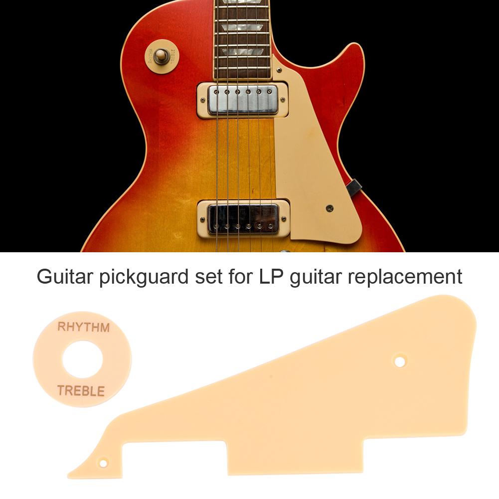Комплект пластин, пикгард, переключатель, кольцо, крышка полости, джек, задняя пластина для джазовой гитары LP