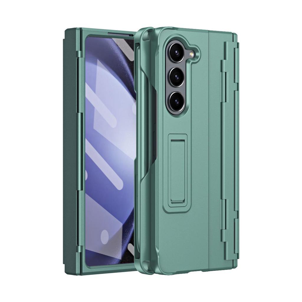 Совместимый защитный чехол для Samsung Z Fold 8 с пленкой, держателем для стилуса и полным покрытием шарнира
