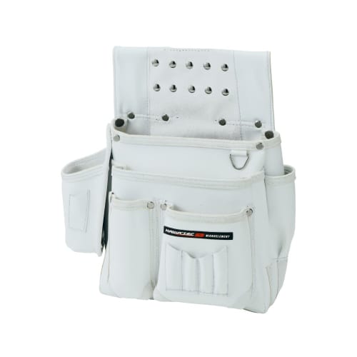 Prostar Temporary Frame Nail Bag with Ink Holder, Large, KE-802W, White