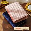 Light-luxury Velvet Jewelry Organizer Clutch Bag with Combination Lock Portable Travel Case 5 Inner Pockets Gift