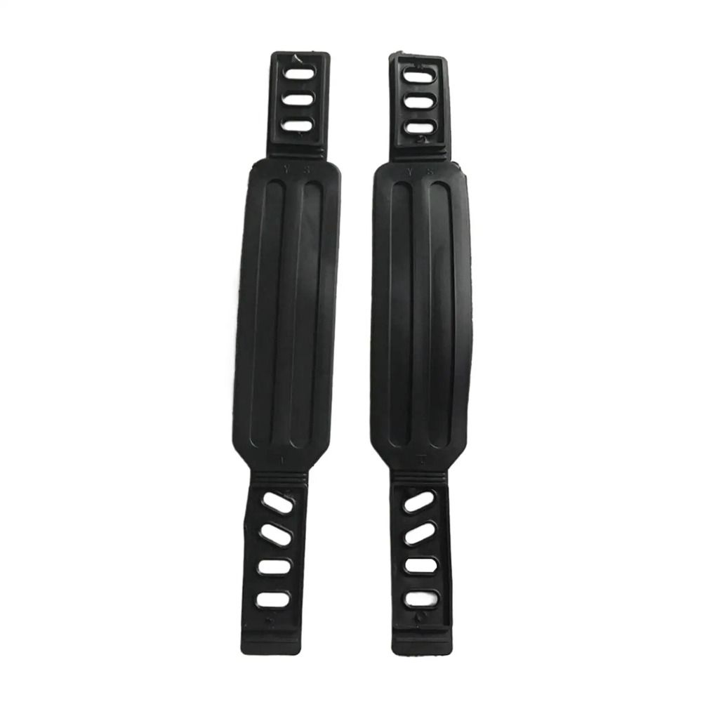 2Pairs Adjustable Fitness Bike Pedals Detachable Toe Pedal Straps Belts  Home or Gym