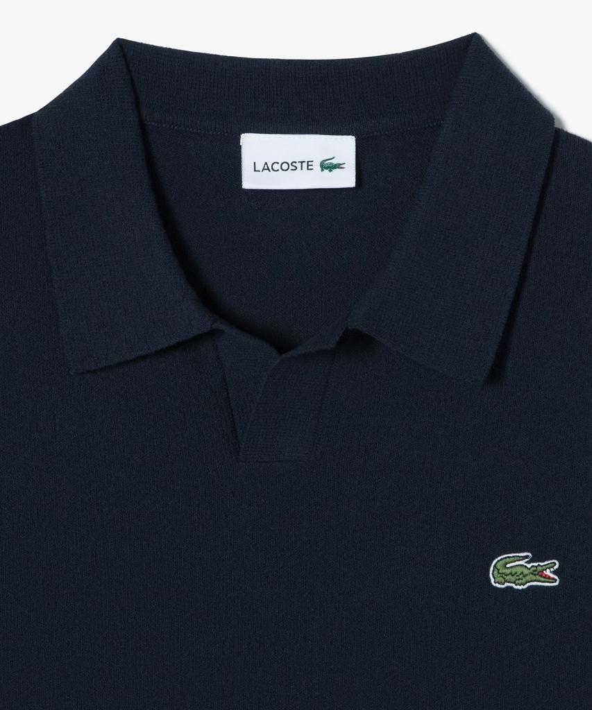 LACOSTE Men'S Open Collar Short Sleeve Boucle Sweater Polo Shirt Ph374E-56G 166