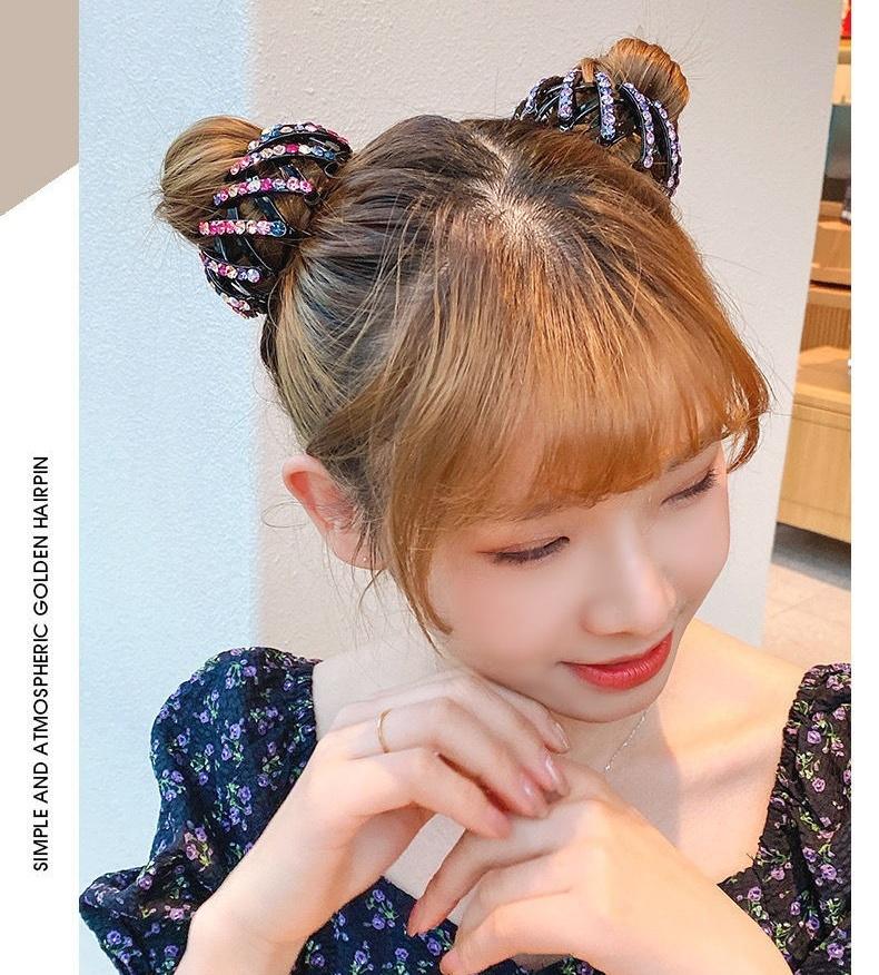 Заколка с кристаллами для волос