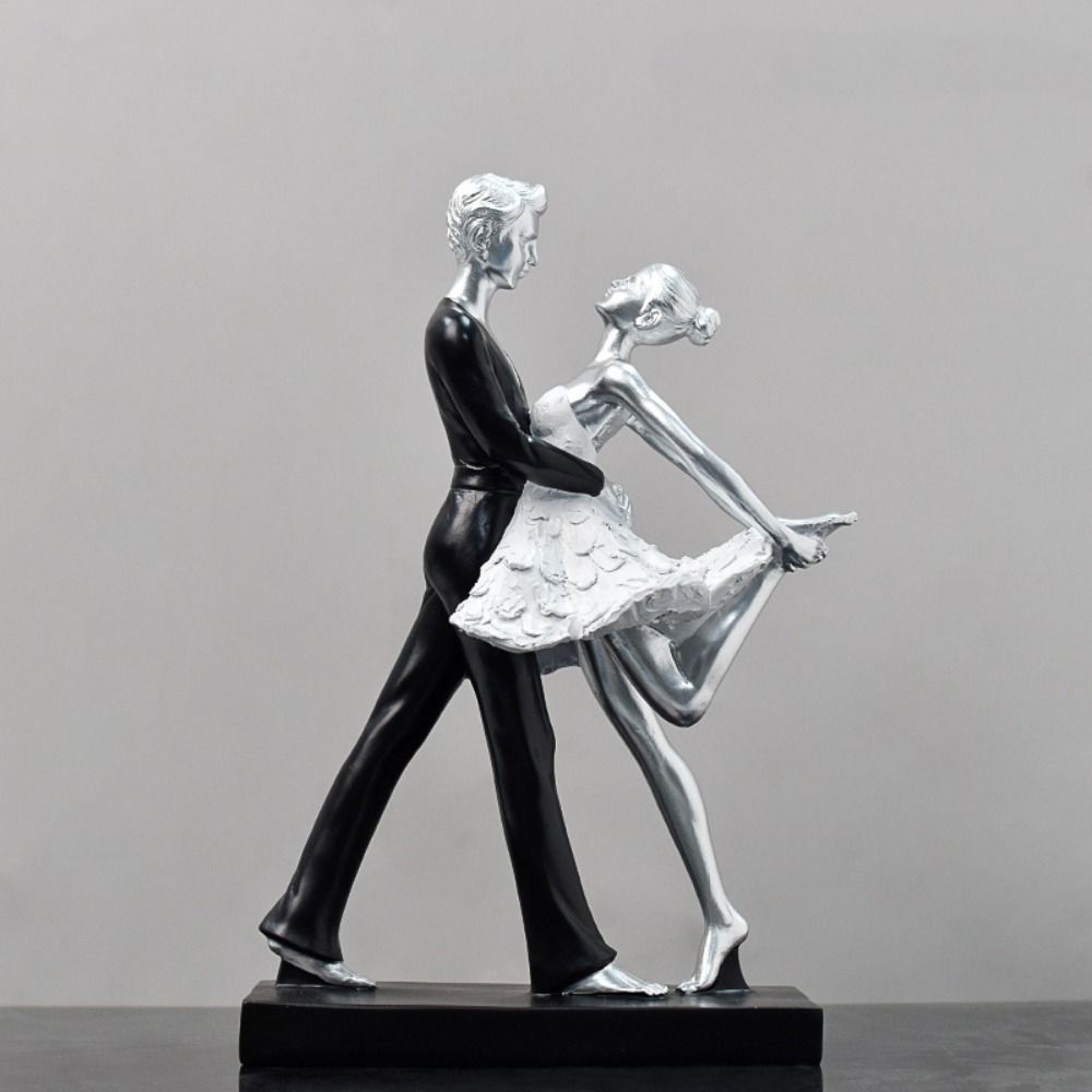 Abstract Dancer Statue Resin Miniatures Figurine Sculpture  Wine Cabinet Entrances