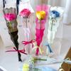 10Pcs Single Rose Sleeves Flower Wrapping Bag Bouquet Packaging Bags Clear Cellophane Floral Wrappers For Valentine'S Day