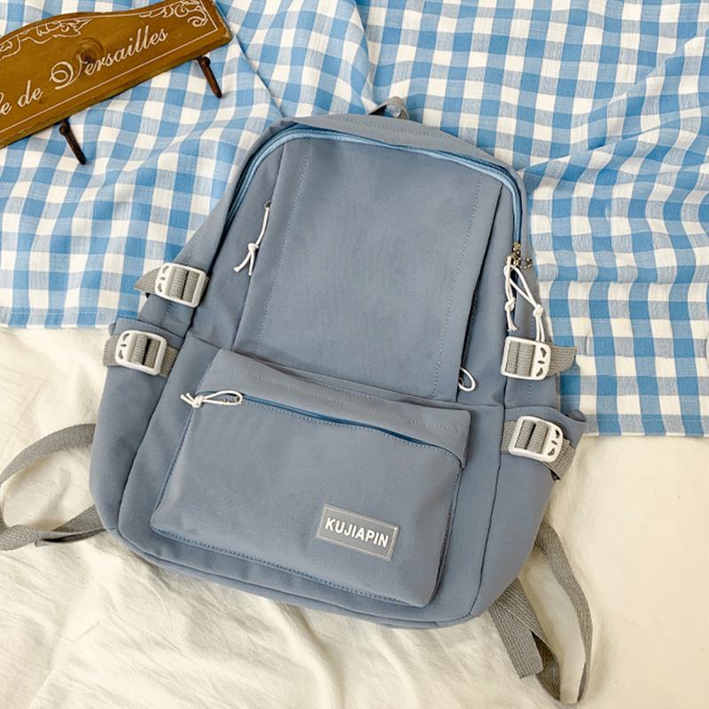 Рюкзак Легкий Девочка Большой Вместимости Милый Повседневный Рюкзак Начальный Путешествия Школа Средняя Корейский Рюкзак