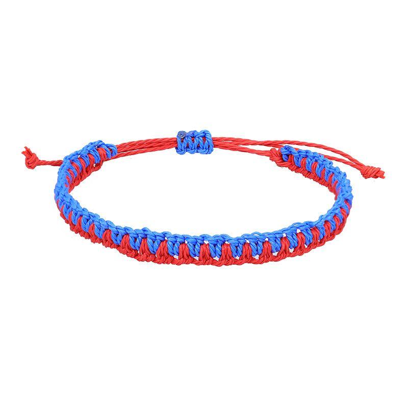 Colorful Woven Rope String Bracelet Boho Yoga Handmade Chic Friendship Bracelet for Men Women Child Lucky