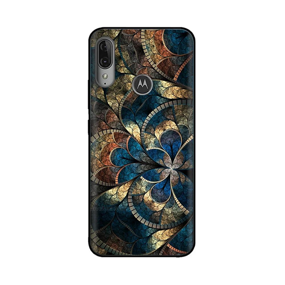 Чехол для Moto E6 Plus Мягкая черная силиконовая задняя крышка телефона для Motorola Moto E6 Play E6s 2020 Чехол-крышка для MotoE6 Plus Coque Funda