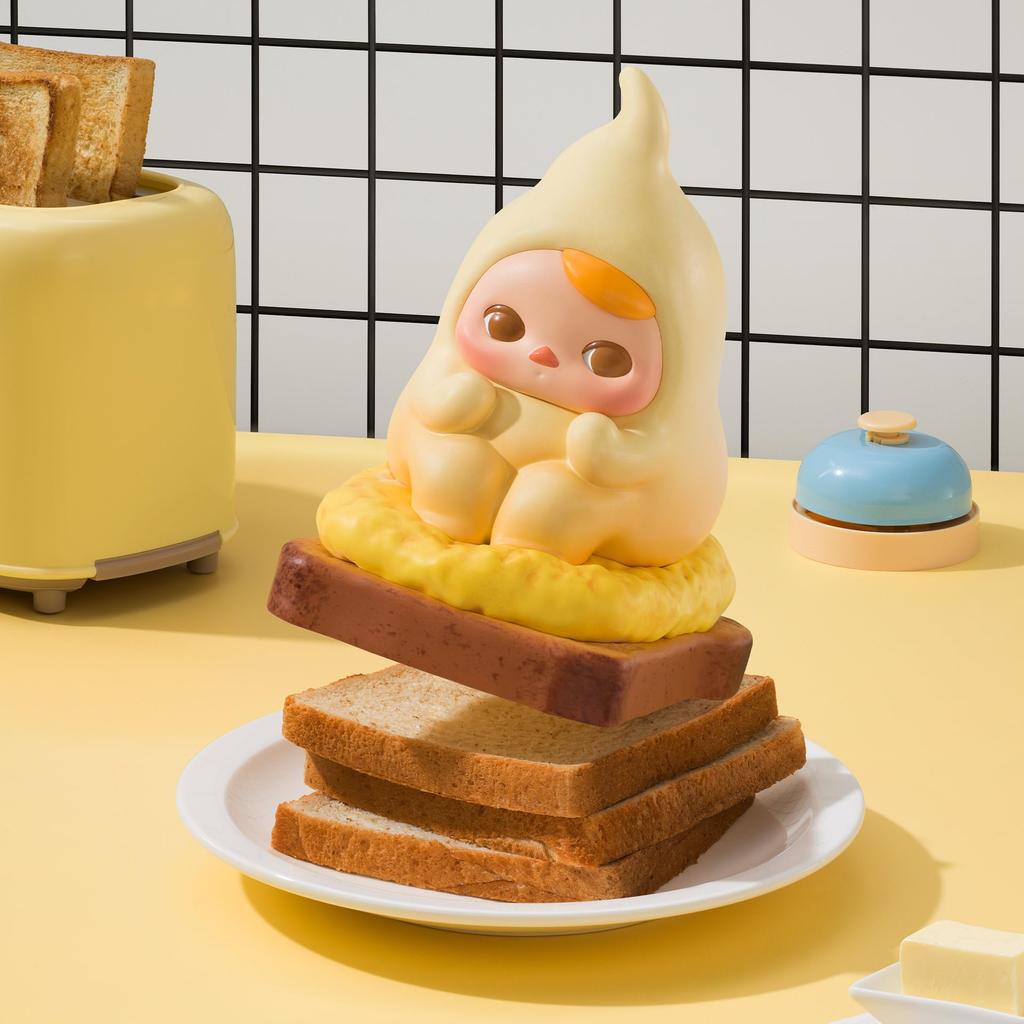 POP MART PUCKY Egg Beanie Series Pop Mart Gachapon Blind Box Figure Plastic Model Premium Toy PVC Soft Vinyl Original Character Birthday Gift (1