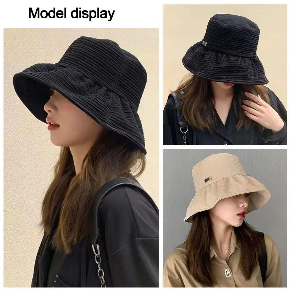 Регулируемая шляпа рыбака с большими полями, складная шляпа от солнца на открытом воздухе, новая дышащая шляпа-ведро