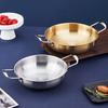 Профессиональный маленький хот-пот из нержавеющей стали, двойной горшок для супа, горшок для лапши, домашний