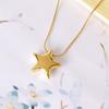 Non Fading Star Necklace Hanging Collarbone Chain Unique Gold Pendant  Women's Jewelry Gift